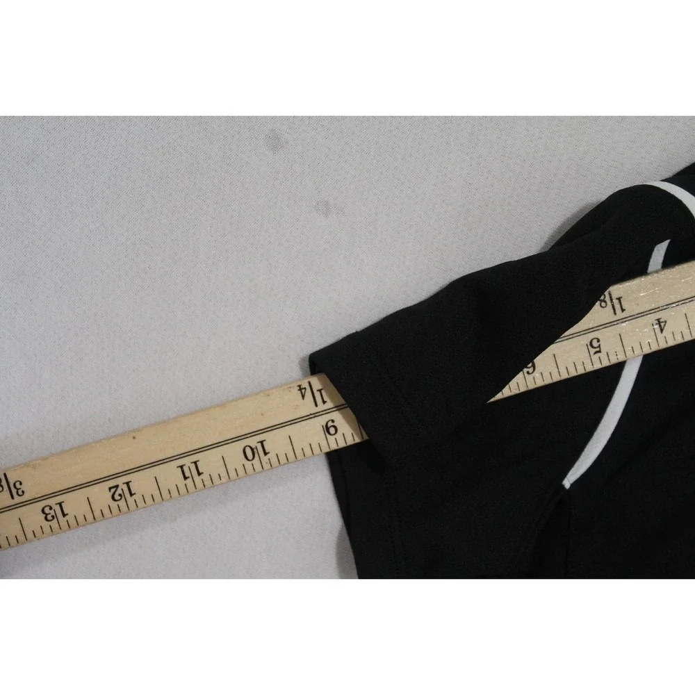 Nike Women Black Polo Shirt Dri Fit Golf Casual Size Medium